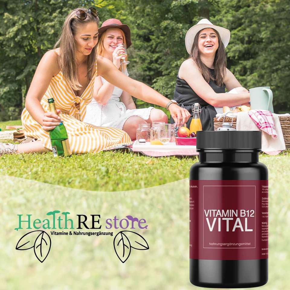 Vitamin B12 Vital - 60 Kapseln – Für Energie, Nervensystem und Immunsystem - Bild 4 von 4