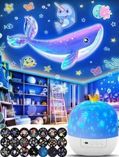 21 Sets of Films, Projector Night Light for Kids Bedroom, Ceiling, Kids Night...