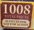 The Jigsaw Puzzle Advent Calendar MERRY CHRISTMAS 1008 Total Pcs. 27.5×19.7 NEW! — photo 4