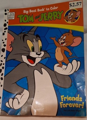 Tom and Jerry Coloring Book Dalmation Press 2006 Big Best Book Used Very Little 