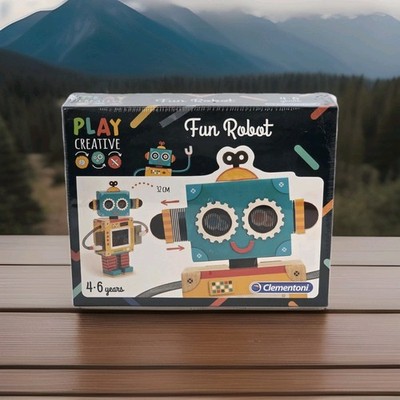 Clementoni Play Creative Fun Robot Activity Kit For Kids Ages 4 - 6 Years New