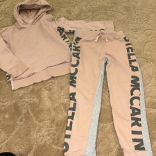 Stella Mccartney Kids logo Sweatshirt  Sweatpants set girls size 8 years