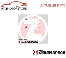 SATZ BREMSBELÄGE BREMSKLÖTZE VORNE ZIMMERMANN 239121851 P FÜR MAZDA 3 2.3L
