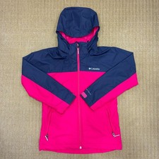 Columbia Jacket Girls Medium 10/12 Pink Blue Interchange Omni-Tech Grow System