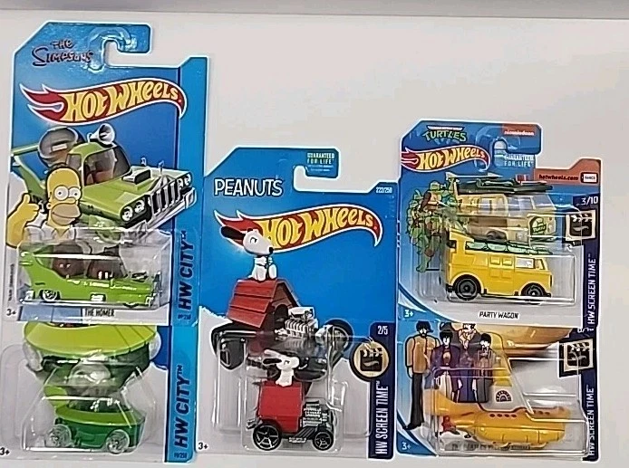 Hot Wheels The Simpsons Contemporary Diecast Cars, Trucks and Vans
