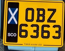 private registration plate