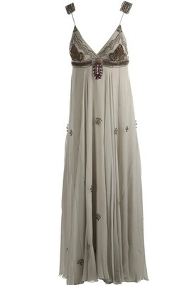 croc print maxi dress VRG GRL Women's' 'Blanco Sheer Maxi Dress Croc 4