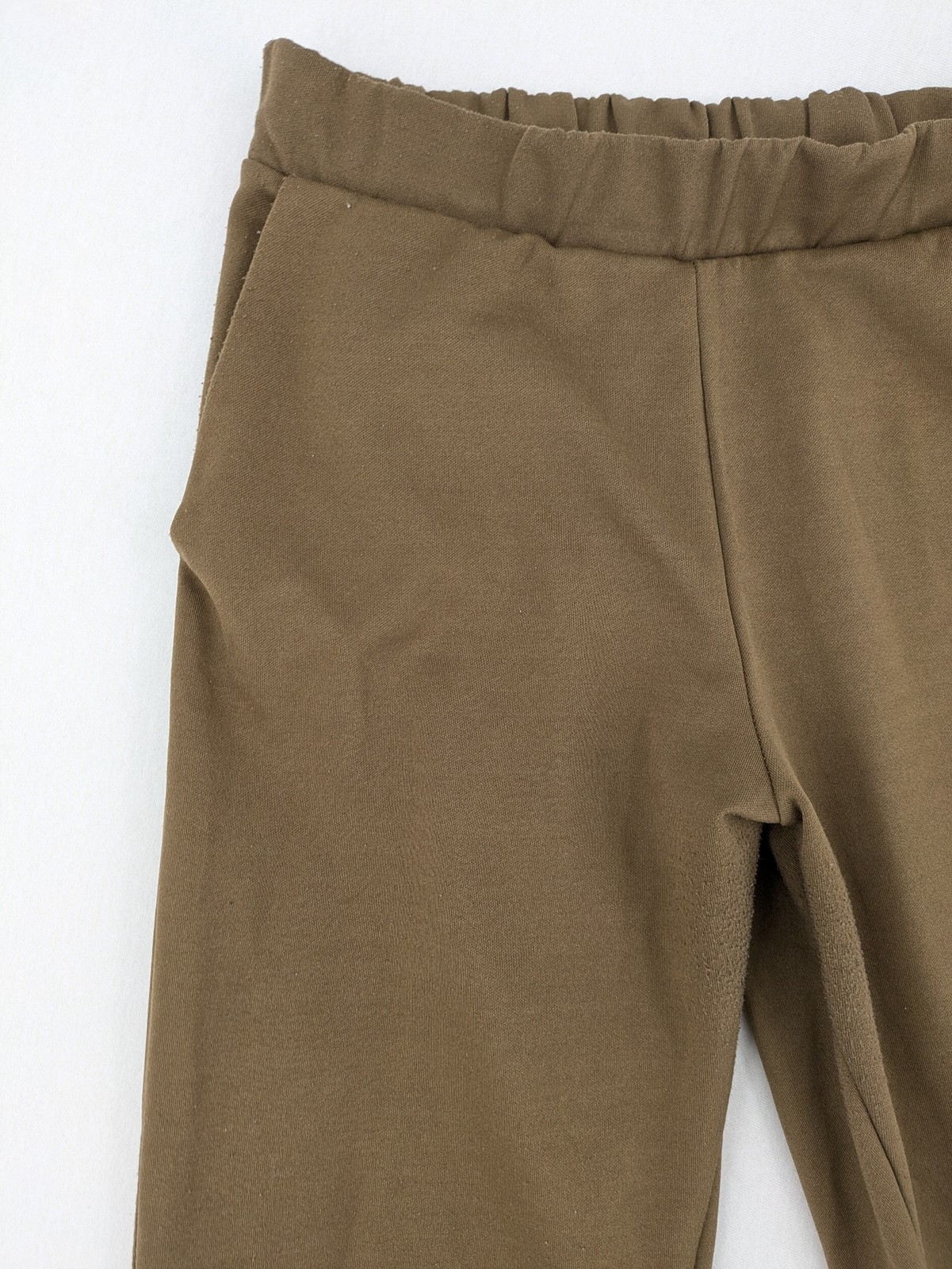 Zara Damen Hose Pants M Braun Gummibund Pull On Freizeit Jogger image 4