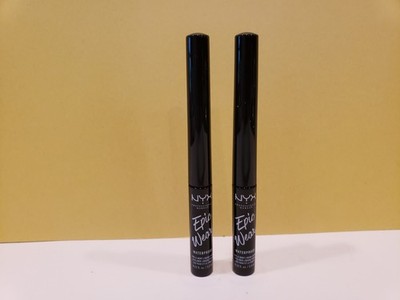 Nyx Makeup ~ Lot of 2 Epic Wear WP ~ Eye & Body Liquid Eyeliner ~ BROWN ~ NEW