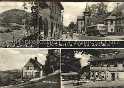 Waltersdorf Zittau town lot Hubertusbaude consumer restaurant border building Lausch