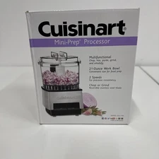 New Cuisinart Mini Prep 21oz Food  Processor Model DLC-1SS