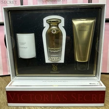 Victoria’s Secret Heavenly Eau The Parfum 1.7oz Lotion & Candle Gift Set NIB