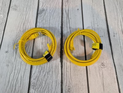 2 - Comcast Ethernet Cat 5e CCA Verified Gigabit Patch Cord Cable RJ-45 Yellow