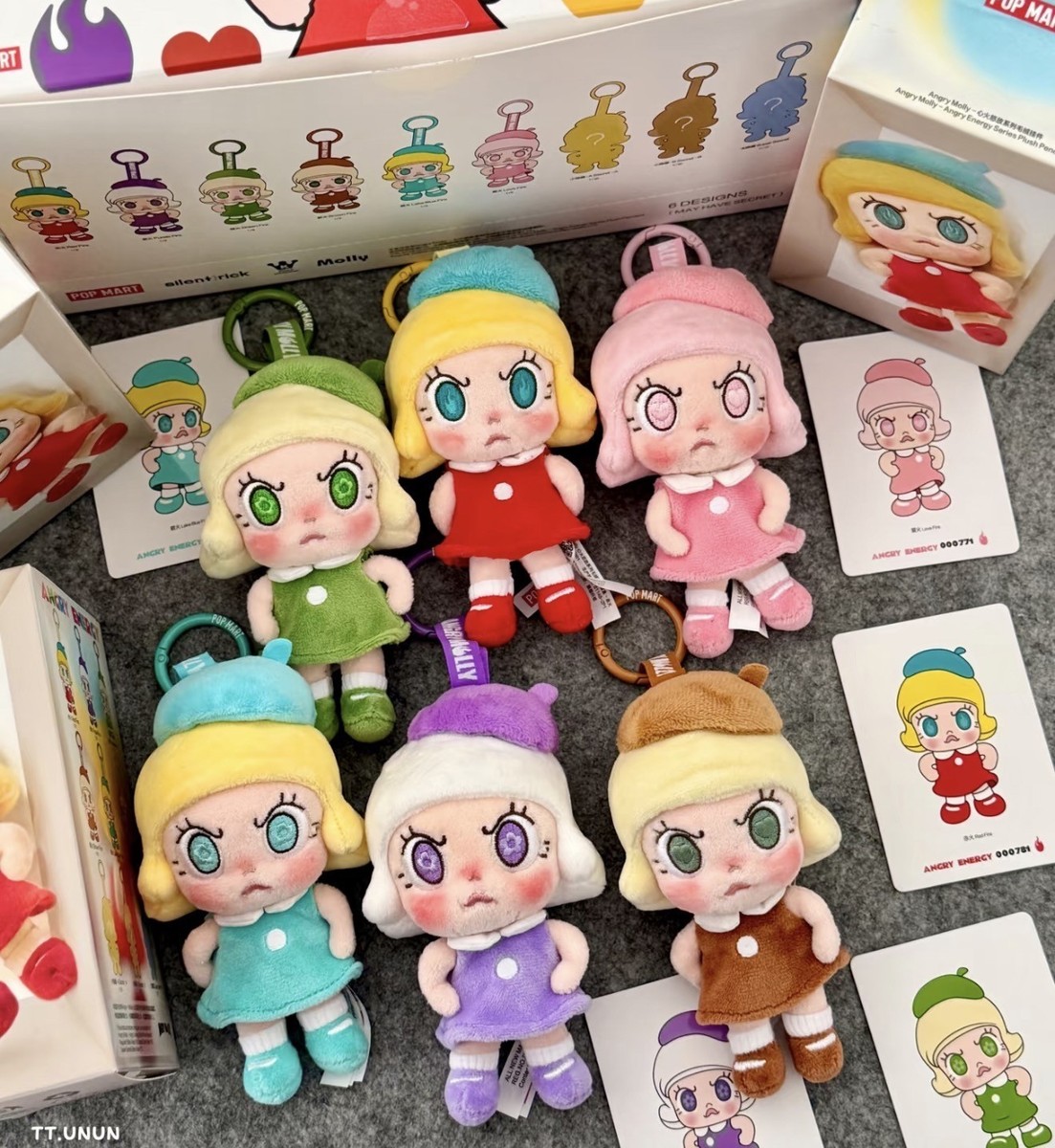 Authentic Angry Molly Series Blind Box Plush Pendant Toy Gift | eBay