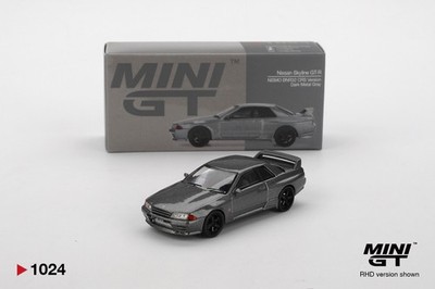 Mini GT 1024 - Nissan Skyline GT-R (NISMO BNR32CRS Version) Dark Metal Gray 1:64