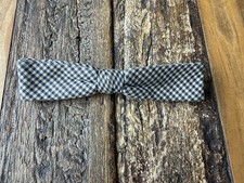 Vintage 1950 s Ormand NYC Checkered Clip On Bow Tie