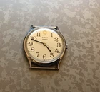 VTG Timex Q Quartz Watch Men 33mm M Cell Silver Tone-New Battery Excellent Cond.