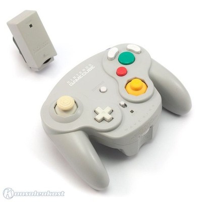 GameCube - Original Nintendo Pad Wavebird Wireless #grau + Empfänger wieNEU