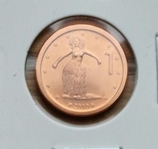 COOK ISLANDS 2010 1c UNCIRCULATED coin. HULA DANCER