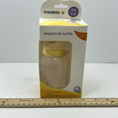 NEW Medela Breast Milk Bottle 0-4m 5oz/150ml Slow Flow