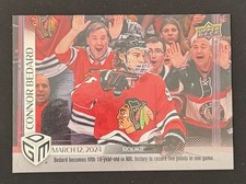 2023 Upper Deck Game Dated Moments /1199 Connor Bedard Rookie RC March 12/2024