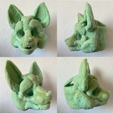 NEW Foam Fursuit Head Base Cat Dog Wolf - 22 in