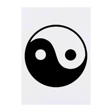 'Yin Yang Symbol' Temporary Tattoos / Transfers TO00026985 