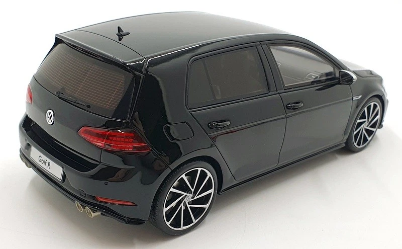 Otto Mobile 1/18 Scale OT417 - Volkswagen Golf VII R - Black - Image 2 of 4