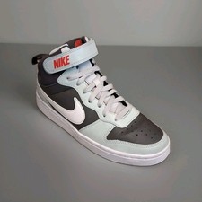 Nike Size 7 Youth Court Borough Mid 2 Gs Style CD7782-200 Color Gray/Black/White