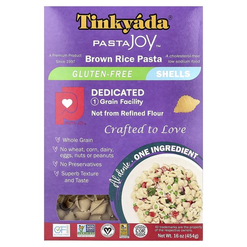 Brown Rice Pasta, Shells, 16 oz (454 g)