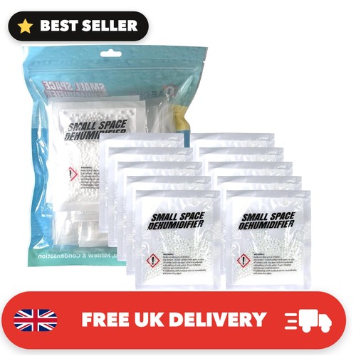 Interior Dehumidifier Sachets, 10 Pack, 36 G Moisture Absorbers