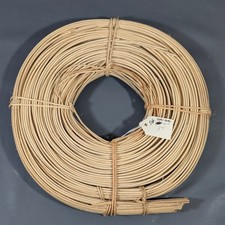 Natural 1/4 Inch Oval-Oval Rattan Reed Coil for Basket Weaving and Crafts