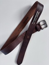 Diesel vintage leather Belt Metal Logo Rare Men Y2K 95 Cm