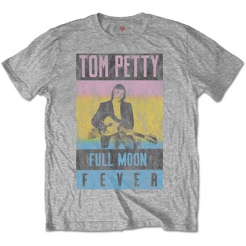 Grey Tom Petty Heartbreakers Full Moon Fever Official Tee T-Shirt Mens Unisex