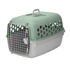 Vibrant Life 26" Plastic Portable Kennel for Dogs, Green
