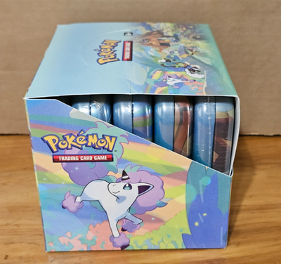 10x Pokemon Galar Pals Mini Tins 2020 - 9x K19 and 1x D20 - NEW