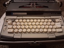 Penncrest Concord PCR-12 Electric Typewriter Portable w/ Case Auto-Space thumbnail