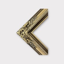 8 X 10 In Stock-Traditional compo XL ornate corners wood frame, Vintage Gold