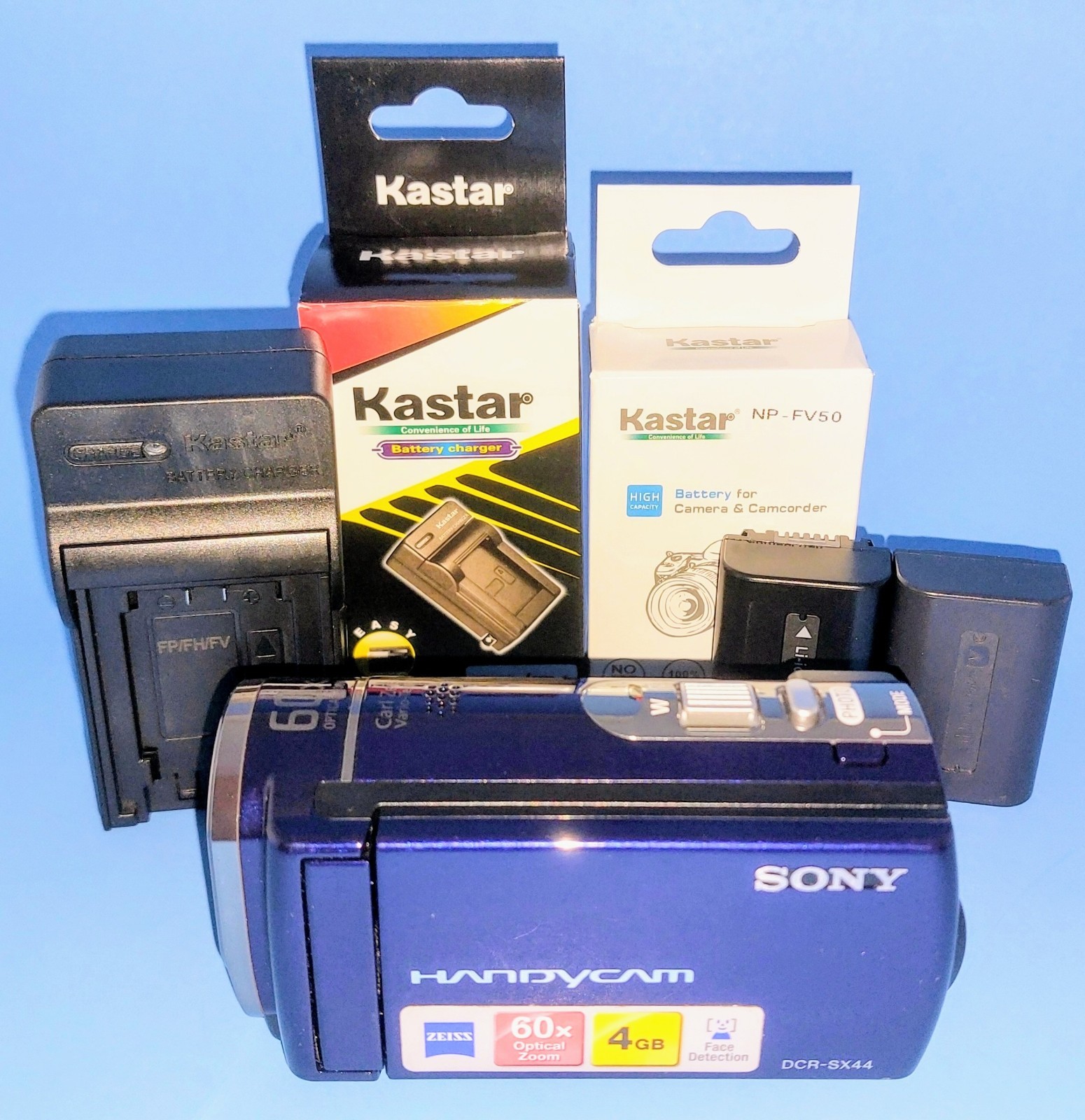 W/2x Battery Charger- Tested