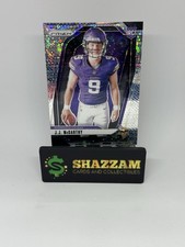 2024 Prizm JJ McCARTHY SILVER DISCO PRIZM #13 Vikings Rookie QB RC Variation 
