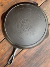 Griswold Cast Iron #13 Large Block Logo Skillet w/ Heat Ring