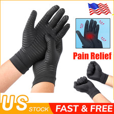 NEW Copper Arthritis Compression Gloves Hand ...