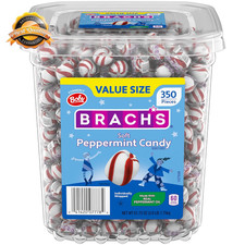 Soft Peppermint Candy Individually Wrapped Bulk Tub 350 Count 3.9 lb