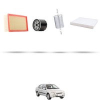 Hoffcar Wartungsset - 4 Filter FüR Renault Thalia 1.4 Und 55Kw Ab 1998