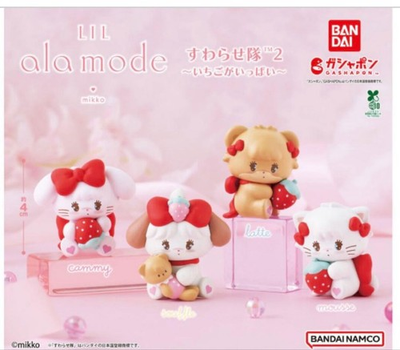#ad #ad Gacha Capsule Toy Lil a la mode Suwarase tai Capsule Toy Gacha Figure 2 Set of $62.68