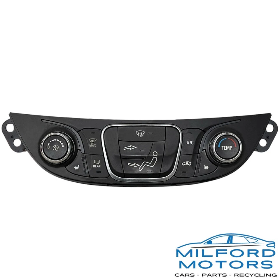 Black Temperature Control Fits 2018 Chevrolet Malibu LT 1.5L - Image 4 of 4