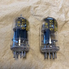 Western Electric JW 5755 (420A) 2 Pieces No. 6126 Matched TV 7Dgm Tested