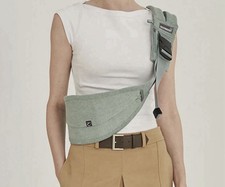 GOOSEKET Hip Seat Baby Carrier Green Buckle Closure Adjustable Infant Toddler