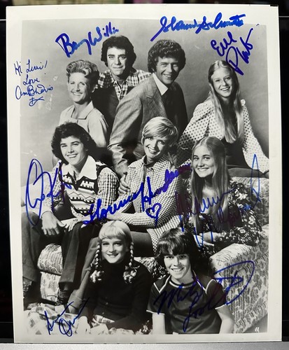 THE BRADY BUNCH CAST SIGNED PHOTO 8X10 FLORENCE HENDERSON AUTOGRAPH ANN B DAVIS