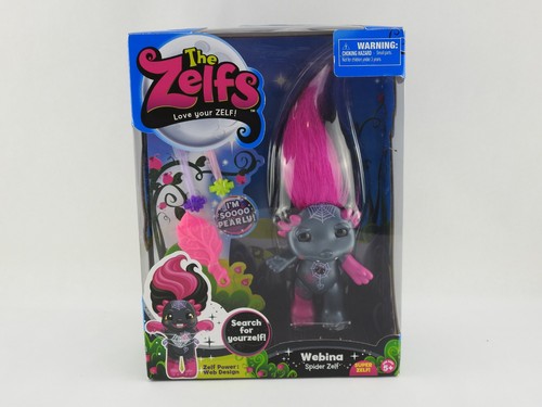 The Zelfs Webina Spider Zelf Doll NIB New in Box Series 1 Pink Hair Collectible - Picture 3 of 6